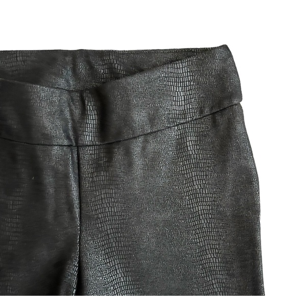 Soft Surroundings Black Python Pull On Pants Size Small - Picture 6 of 11